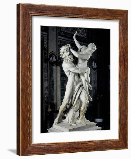 Bernini Gian Lorenzo, The Rape of Prosperpina, 1621-1622. Borghese Gallery, Rome, Italy-Gian Lorenzo Bernini-Framed Art Print