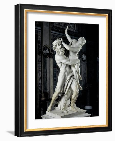 Bernini Gian Lorenzo, The Rape of Prosperpina, 1621-1622. Borghese Gallery, Rome, Italy-Gian Lorenzo Bernini-Framed Art Print