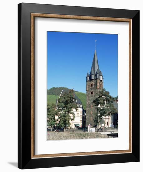 Bernkastel-Kues, Mosel Valley, Rheinland-Pfalz, Germany-Hans Peter Merten-Framed Photographic Print