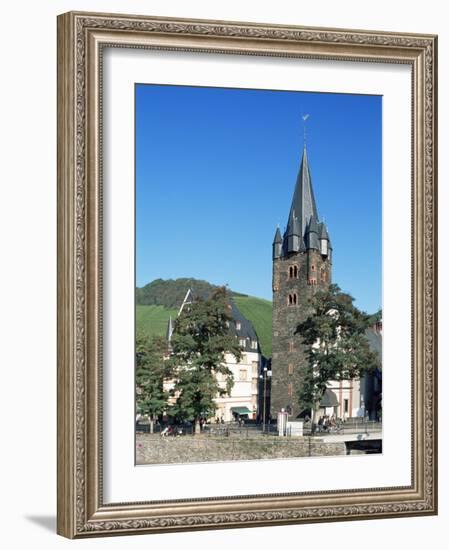 Bernkastel-Kues, Mosel Valley, Rheinland-Pfalz, Germany-Hans Peter Merten-Framed Photographic Print