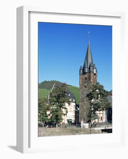 Bernkastel-Kues, Mosel Valley, Rheinland-Pfalz, Germany-Hans Peter Merten-Framed Photographic Print