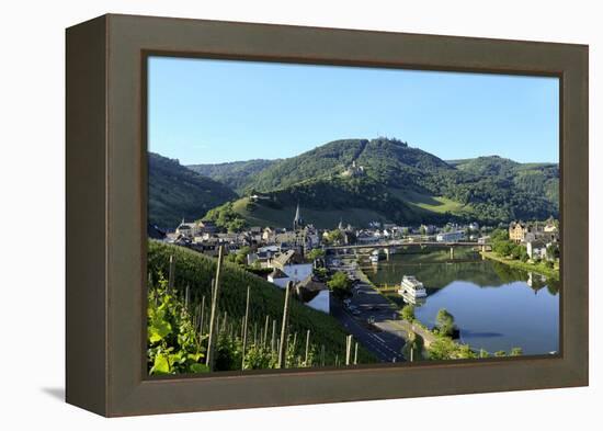 Bernkastel-Kues, Moselle Valley, Rhineland-Palatinate, Germany, Europe-Hans-Peter Merten-Framed Premier Image Canvas