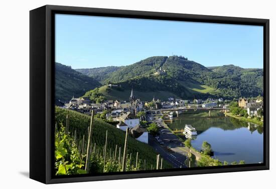 Bernkastel-Kues, Moselle Valley, Rhineland-Palatinate, Germany, Europe-Hans-Peter Merten-Framed Premier Image Canvas