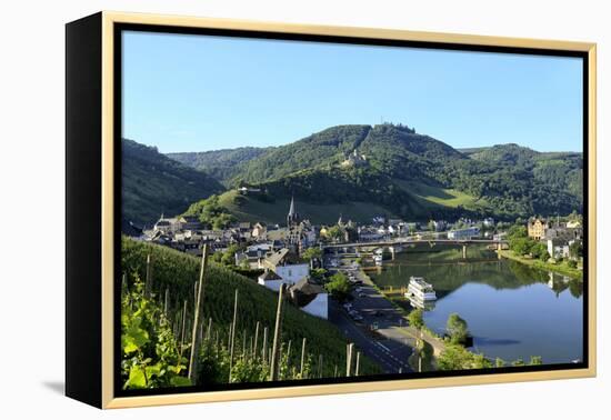 Bernkastel-Kues, Moselle Valley, Rhineland-Palatinate, Germany, Europe-Hans-Peter Merten-Framed Premier Image Canvas