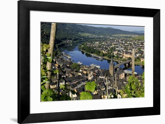 Bernkastel-Kues, Moselle Valley, Rhineland-Palatinate, Germany, Europe-Hans-Peter Merten-Framed Photographic Print