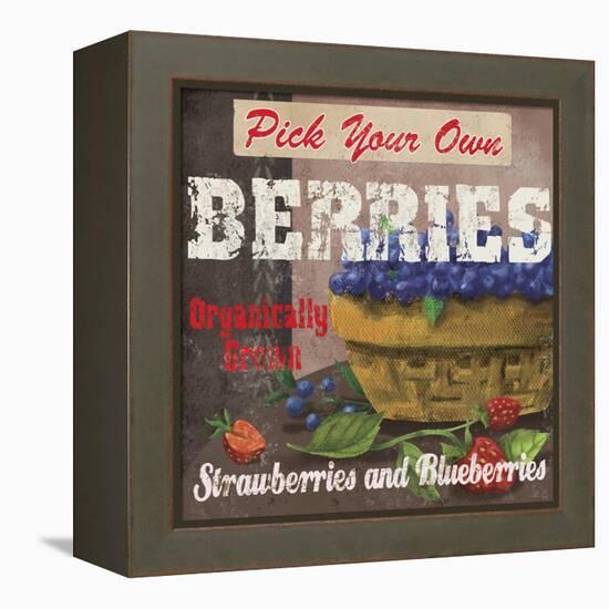 Berries-Fiona Stokes-Gilbert-Framed Premier Image Canvas