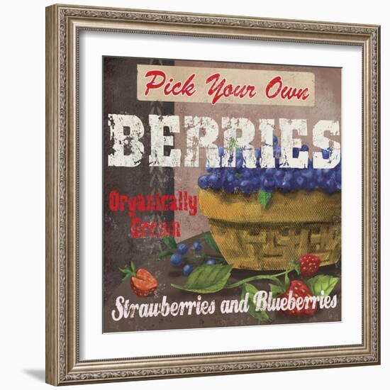 Berries-Fiona Stokes-Gilbert-Framed Giclee Print