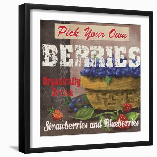 Berries-Fiona Stokes-Gilbert-Framed Giclee Print