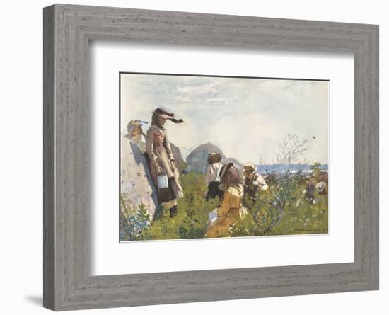 Berry Pickers, 1873-Winslow Homer-Framed Art Print