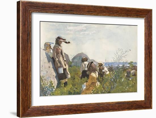 Berry Pickers, 1873-Winslow Homer-Framed Art Print