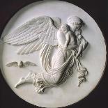 The Graces and Cupid, Detail of the Embrace and a Hand, 1820-22 (Carrara Marble)-Bertel Thorvaldsen-Giclee Print
