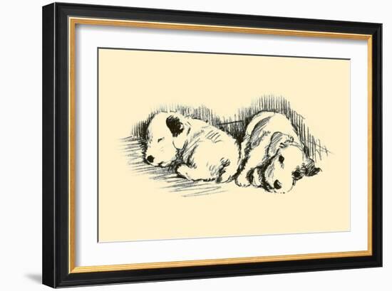 Bertha & Benny-Lucy Dawson-Framed Art Print