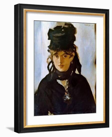 Berthe Morisot (1841-1895)-Edouard Manet-Framed Giclee Print