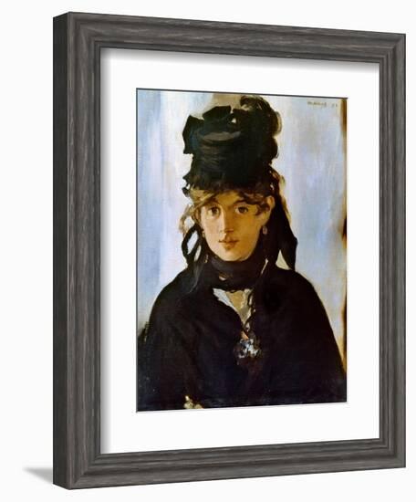 Berthe Morisot (1841-1895)-Edouard Manet-Framed Giclee Print