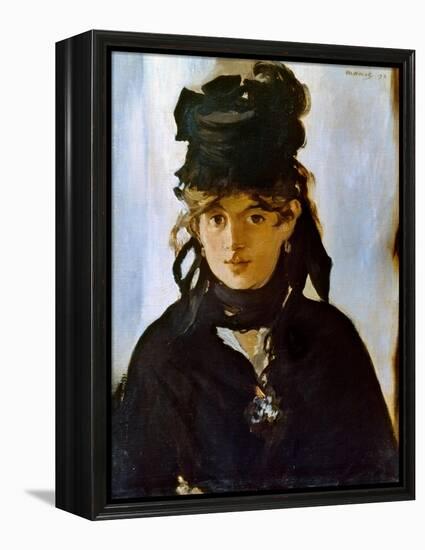 Berthe Morisot (1841-1895)-Edouard Manet-Framed Premier Image Canvas