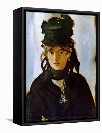 Berthe Morisot (1841-1895)-Edouard Manet-Framed Premier Image Canvas