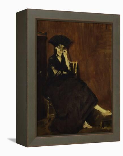 Berthe Morisot, c.1872-Edouard Manet-Framed Premier Image Canvas