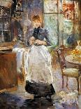 Eugene Manet-Berthe Morisot-Framed Textured Art