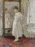 Little Girl with a Blue Jersey, 1886 (Pastel on Canvas)-Berthe Morisot-Giclee Print