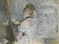 Winter (Woman with a Muff), 1880 (Oil on Canvas)-Berthe Morisot-Giclee Print