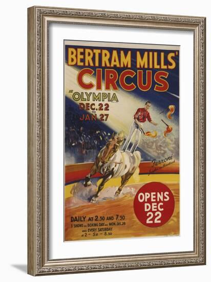 Bertram Mills Circus-null-Framed Giclee Print