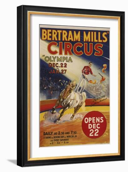 Bertram Mills Circus-null-Framed Giclee Print