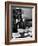 Bertrand Russell Sitting at His Desk at California University at Los Angeles-Peter Stackpole-Framed Photographic Print