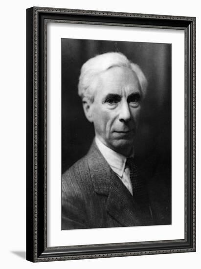 Bertrand Russell-English Photographer-Framed Photographic Print