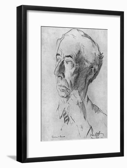 Bertrand Russell-Ivan Opffer-Framed Art Print