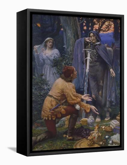 Bertuccio's Bride, 1845-Edward Robert Hughes-Framed Premier Image Canvas