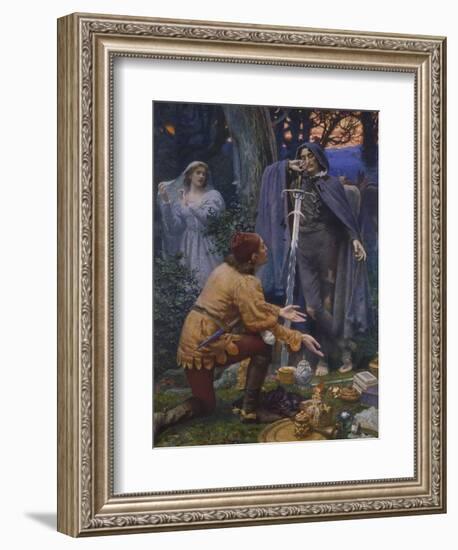 Bertuccio's Bride, 1845-Edward Robert Hughes-Framed Giclee Print