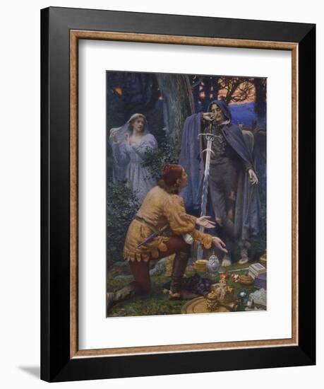 Bertuccio's Bride, 1845-Edward Robert Hughes-Framed Giclee Print