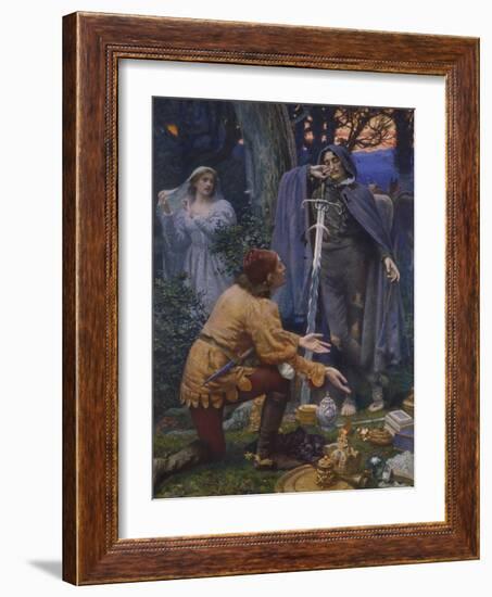 Bertuccio's Bride, 1845-Edward Robert Hughes-Framed Giclee Print