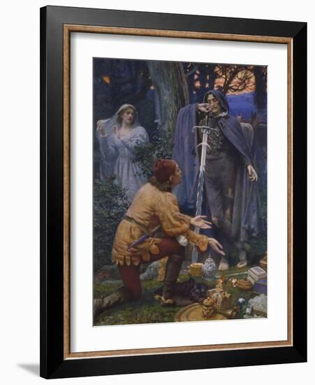 Bertuccio's Bride, 1845-Edward Robert Hughes-Framed Giclee Print