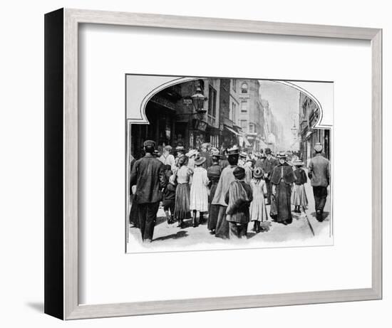 Berwick Street on a Sunday morning, c1901 (1901)-Unknown-Framed Photographic Print