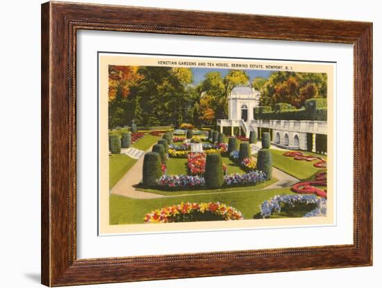 Berwind Estate, Newport, Rhode Island-null-Framed Art Print