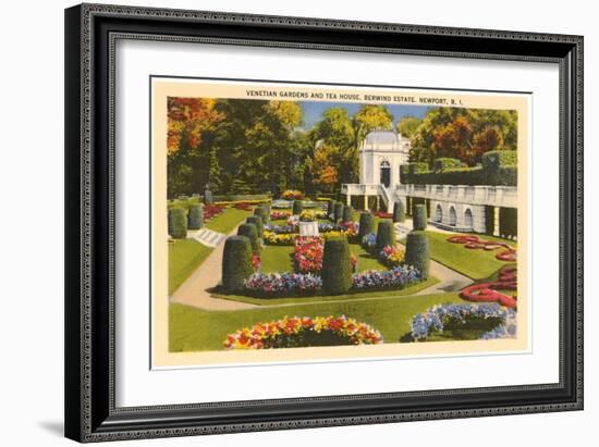 Berwind Estate, Newport, Rhode Island-null-Framed Art Print