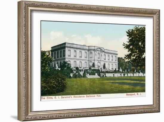 Berwind Residence, Newport, Rhode Island-null-Framed Art Print