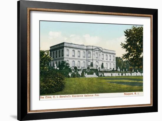 Berwind Residence, Newport, Rhode Island-null-Framed Art Print