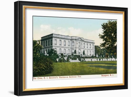 Berwind Residence, Newport, Rhode Island-null-Framed Art Print