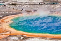 Thermal Pool in Yellowstone National Park - USA-berzina-Photographic Print