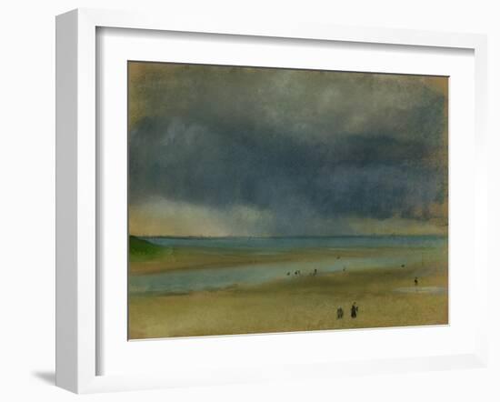 Beside the Sea, 1869-Edgar Degas-Framed Giclee Print