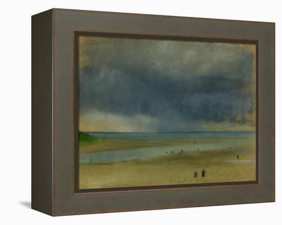 Beside the Sea, 1869-Edgar Degas-Framed Premier Image Canvas