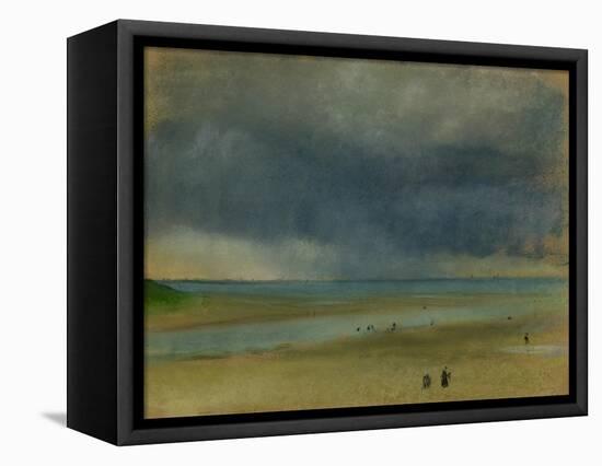 Beside the Sea, 1869-Edgar Degas-Framed Premier Image Canvas