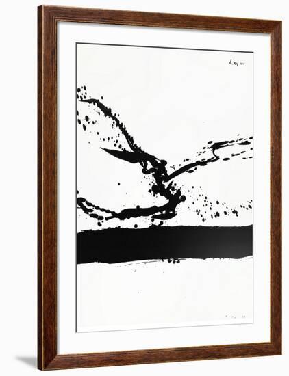 Beside the Sea No. 24, c.1962-Robert Motherwell-Framed Serigraph