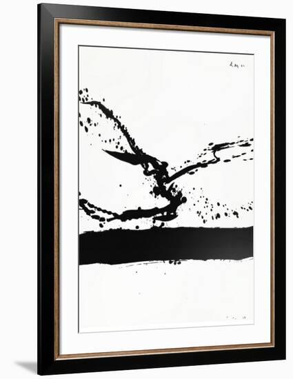 Beside the Sea No. 24, c.1962-Robert Motherwell-Framed Serigraph