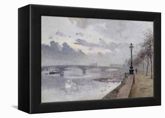 Beside the Thames, 1897-Rose Maynard Barton-Framed Premier Image Canvas