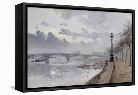 Beside the Thames, 1897-Rose Maynard Barton-Framed Premier Image Canvas