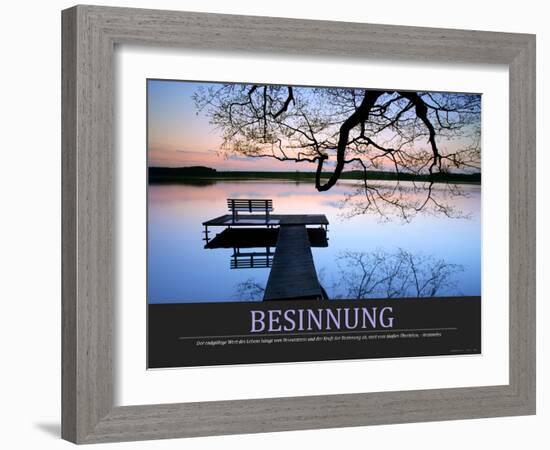 Besinnung (German Translation)-null-Framed Photo