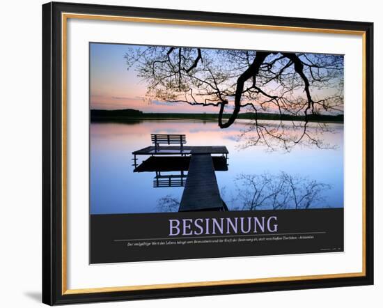 Besinnung (German Translation)-null-Framed Photo